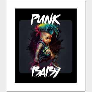 Graffiti Style - Cool Punk Baby 2 Posters and Art